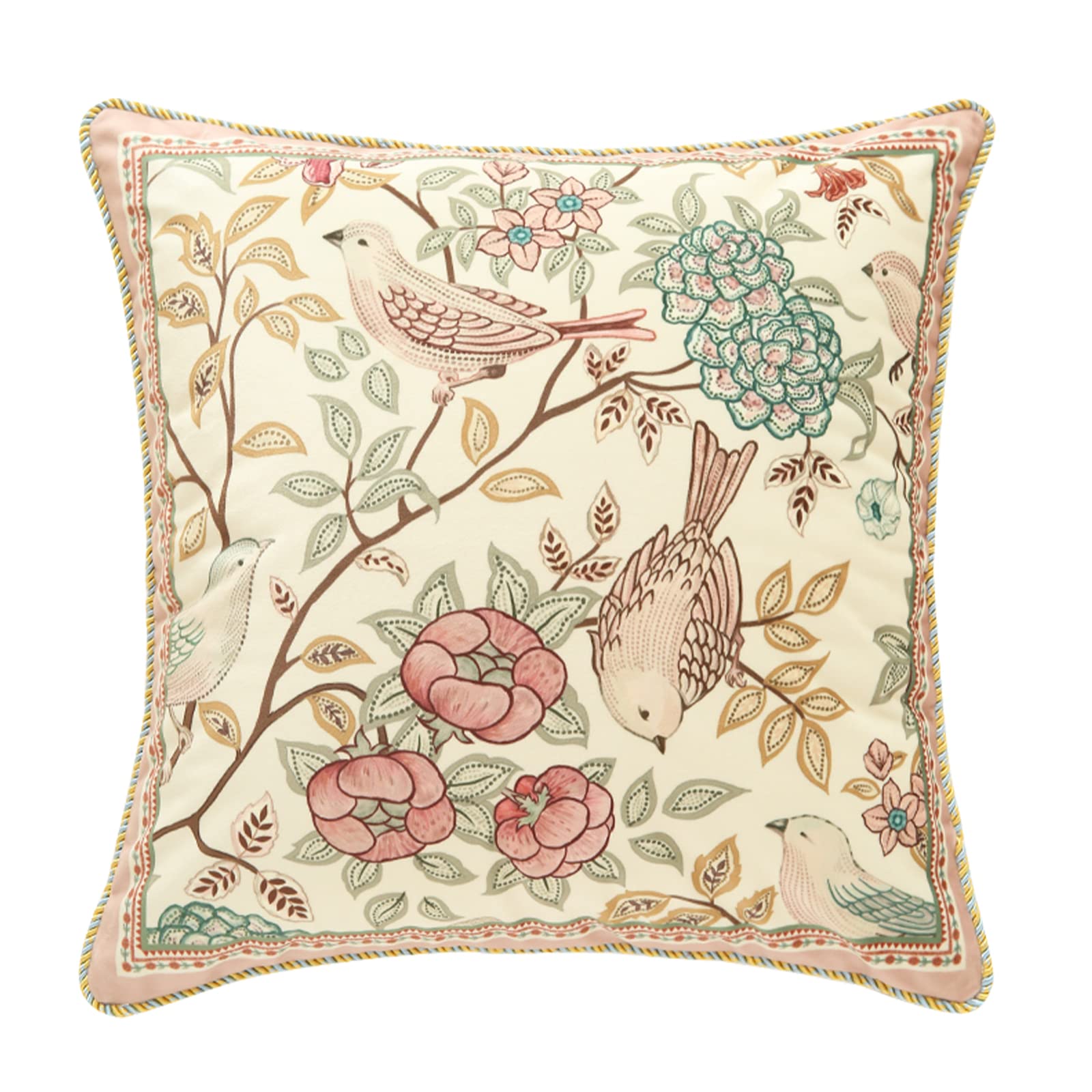 patdrea Velvet Euro Sham Decorative Throw Pillow Covers Set Soft Durable Cushion Cases Pillowcase for Couch Bedroom Car Living Room 4 PCS