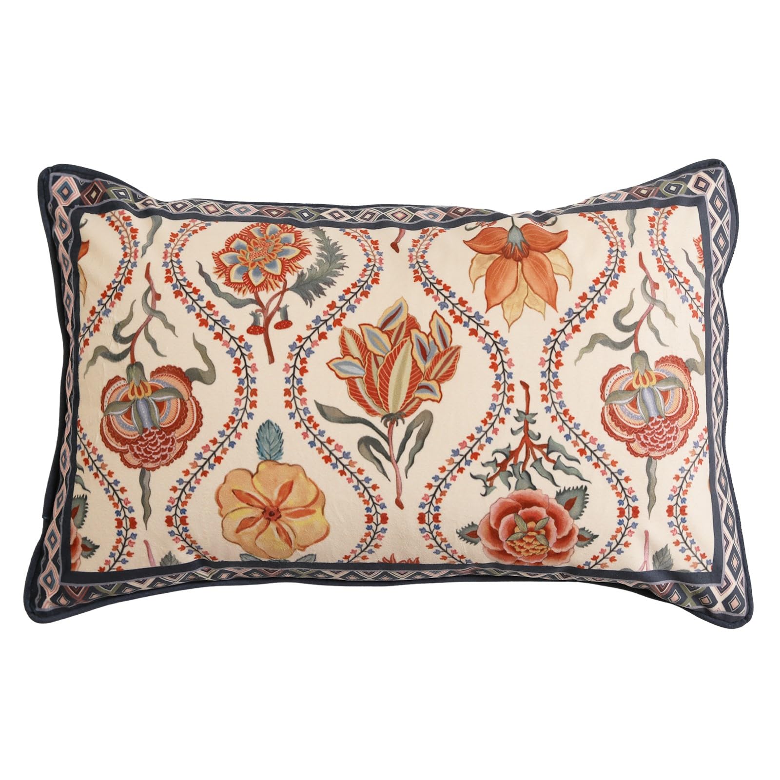 bilin gaier Designer French Square Velvet 18X18 Pillow Cover for Couch Set of 2,Soft and Wrinkle-Free Pillow Case Standard Size,Long Lumbar Throw Pillow Cover Home Decor Sofa Bedroom Living Room