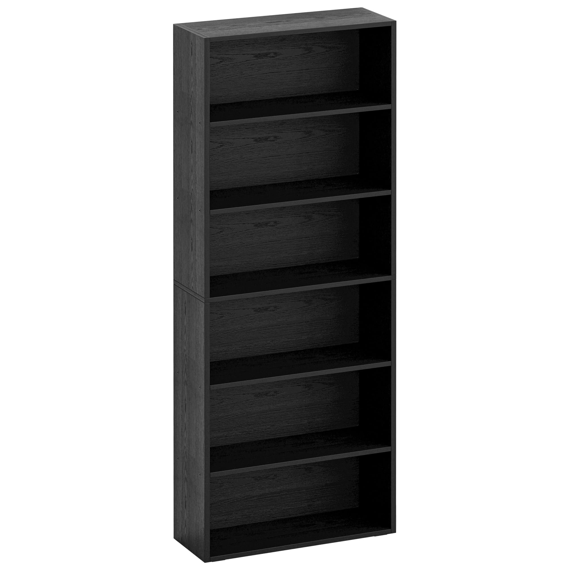 IRONCK Industrial Bookshelves and Bookcases Floor Standing 6 Shelf Display Storage Shelves 70 in Tall Bookcase Home Decor Furniture for Home Office, Living Room, Bed Room, Vintage Brown