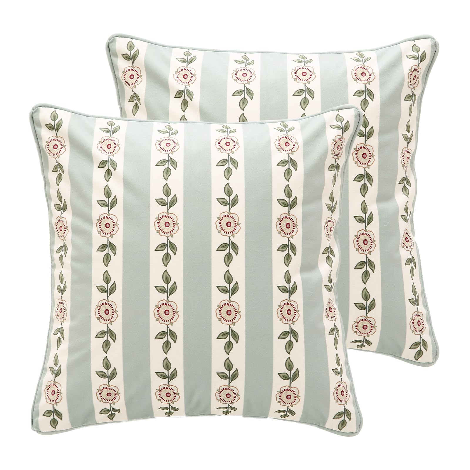 bilin gaier Designer French Square Velvet 18X18 Pillow Cover for Couch Set of 2,Soft and Wrinkle-Free Pillow Case Standard Size,Long Lumbar Throw Pillow Cover Home Decor Sofa Bedroom Living Room