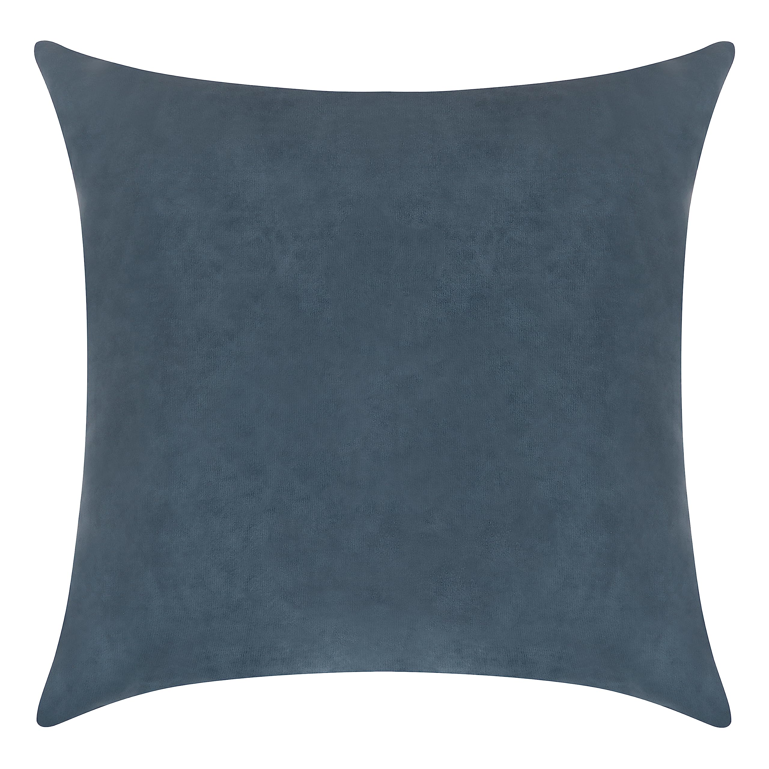 Pack of 1 Velvet Decorative Throw Pillow Cover 20x20 Inches, Cushion Cover Set for Home Sofa, Couch, Bedroom, Living Room, Soft and Breathable Fabric, Hidden Zipper (Dark Grey, 20" x 20")