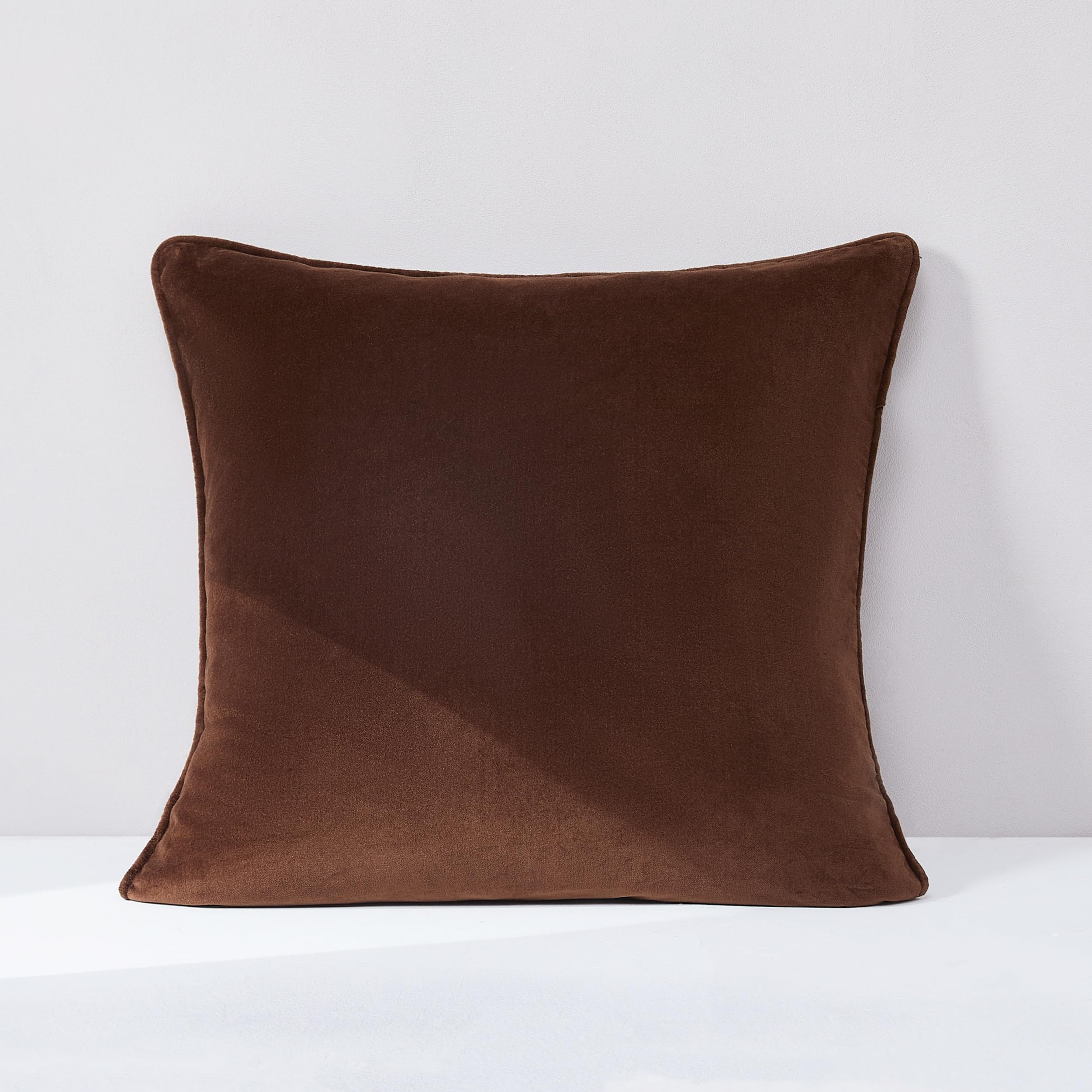 Lush Decor x Chuks Collins Terran Velvet Decorative Pillow Cover Single 22" W x 22" L Green - 22x22 Pillow Cover - Velvet Throw Pillows for Bed, Couch or Chair - Luxury Home Decor