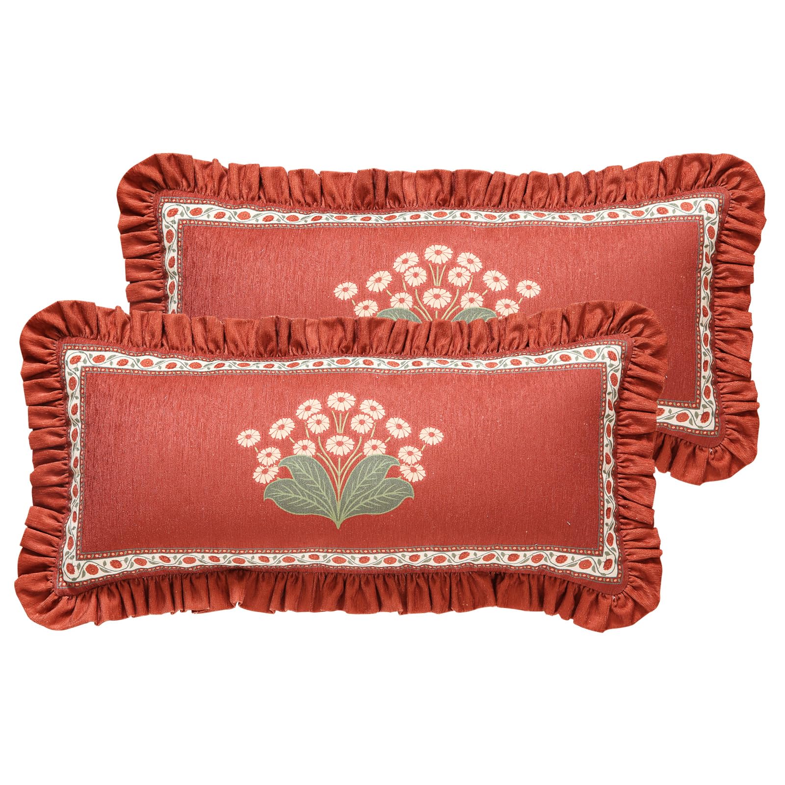 bilin gaier Designer French Square Velvet 18X18 Pillow Cover for Couch Set of 2,Soft and Wrinkle-Free Pillow Case Standard Size,Long Lumbar Throw Pillow Cover Home Decor Sofa Bedroom Living Room