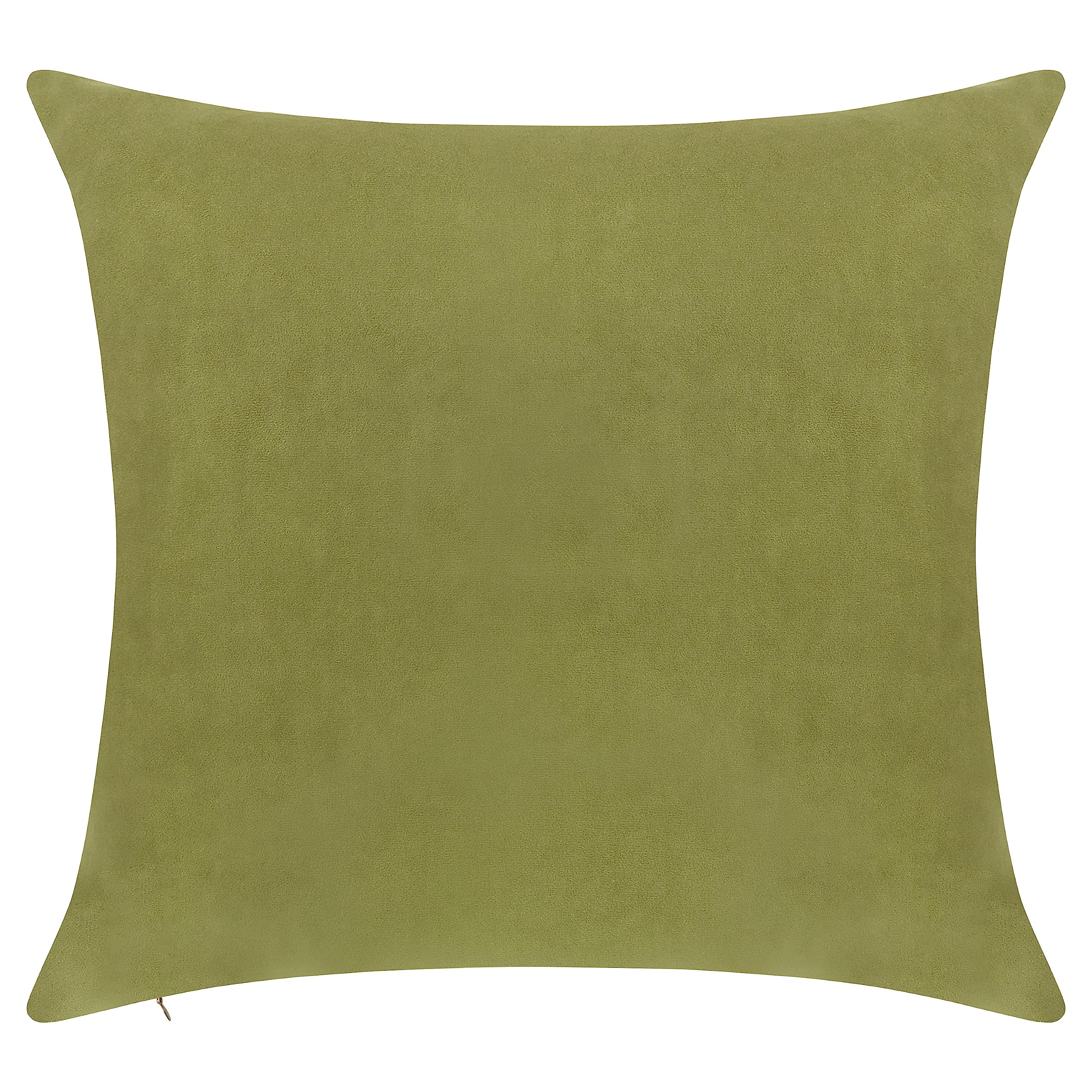 Pack of 1 Velvet Decorative Throw Pillow Cover 20x20 Inches, Cushion Cover Set for Home Sofa, Couch, Bedroom, Living Room, Soft and Breathable Fabric, Hidden Zipper (Dark Grey, 20" x 20")