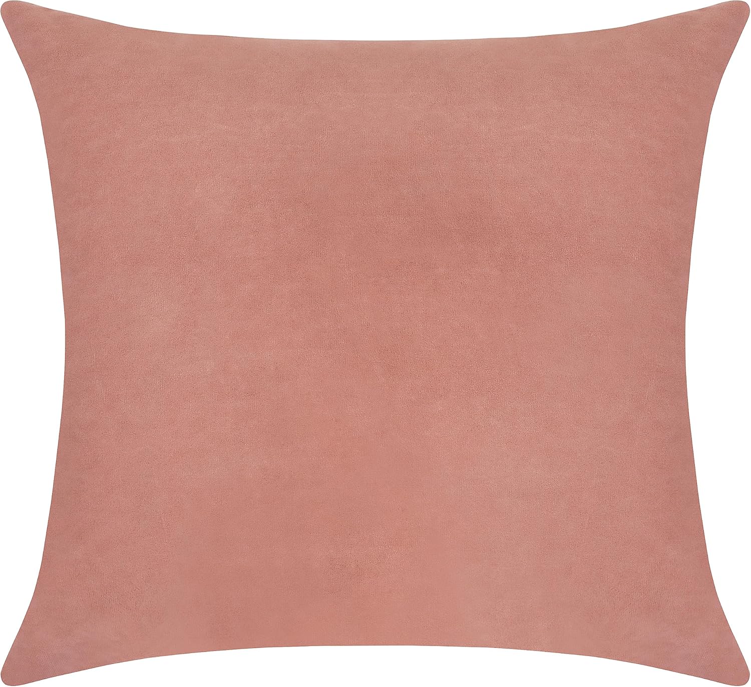 Pack of 1 Velvet Decorative Throw Pillow Cover 20x20 Inches, Cushion Cover Set for Home Sofa, Couch, Bedroom, Living Room, Soft and Breathable Fabric, Hidden Zipper (Dark Grey, 20" x 20")